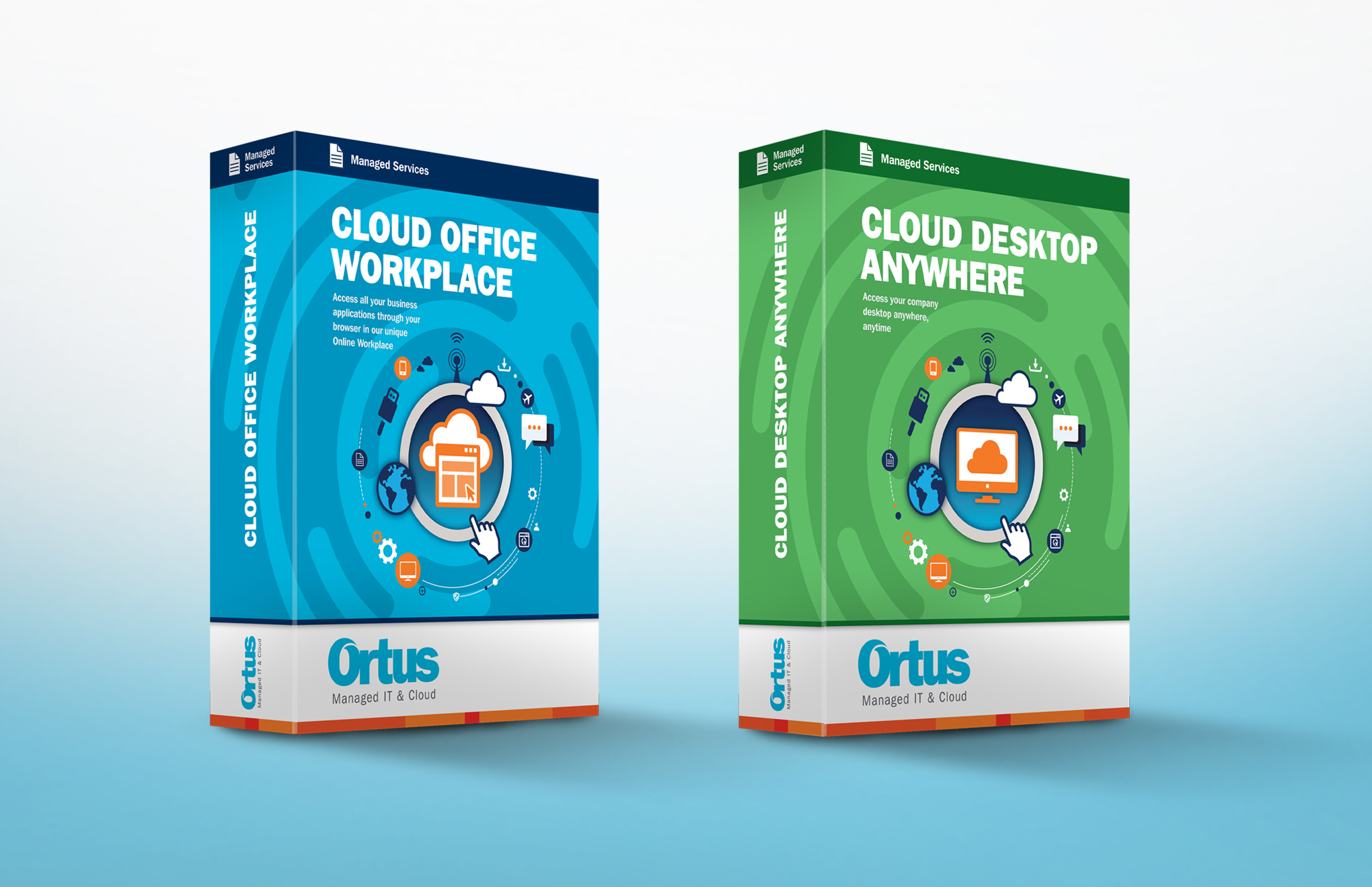 Ortus product boxes