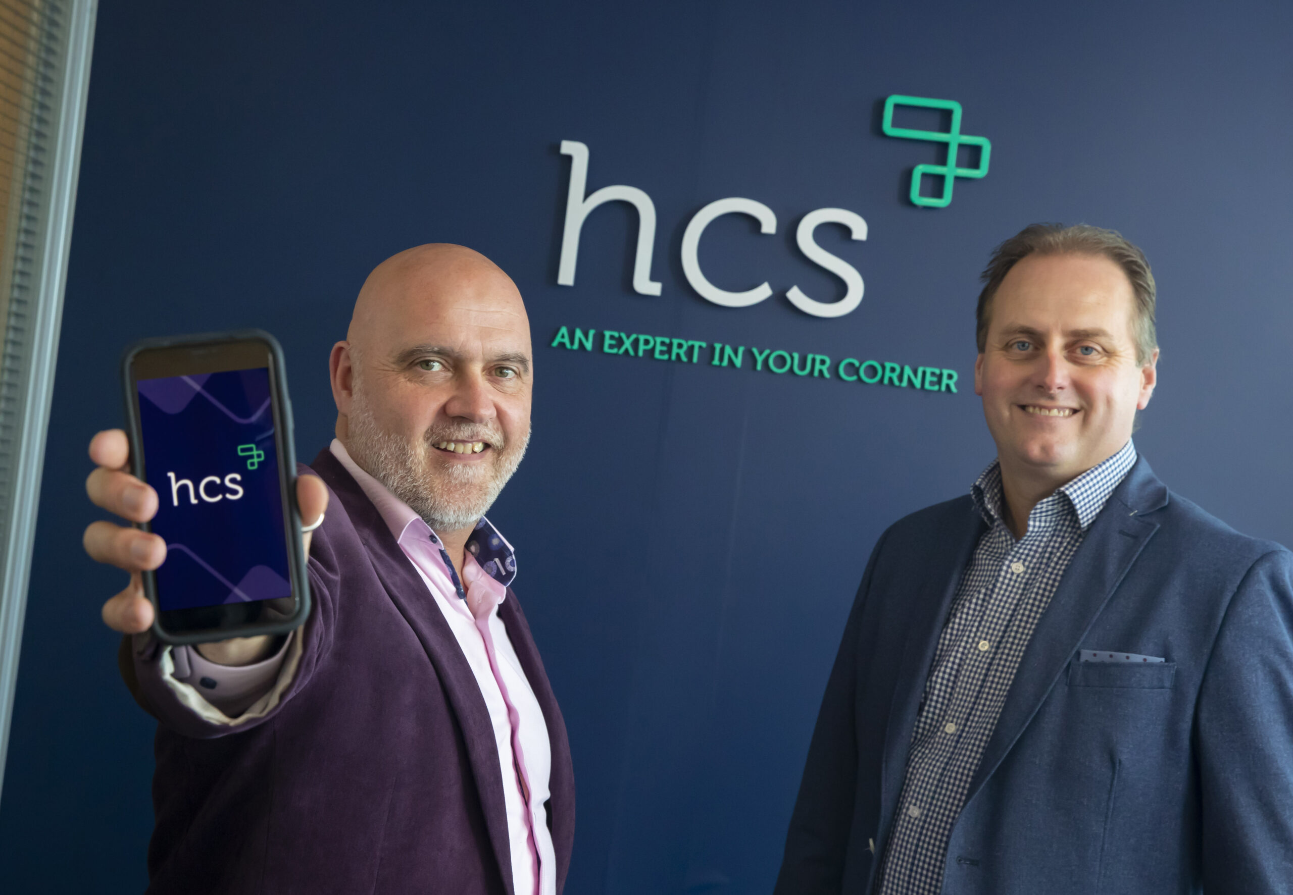 Colin Byrne Creative Director of TOTEM and Neil Phelan CEO of HCS