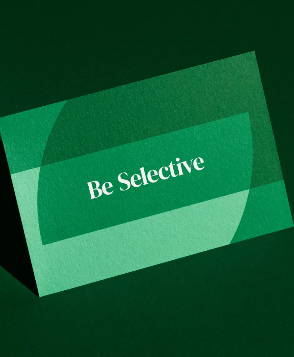 back of a business card