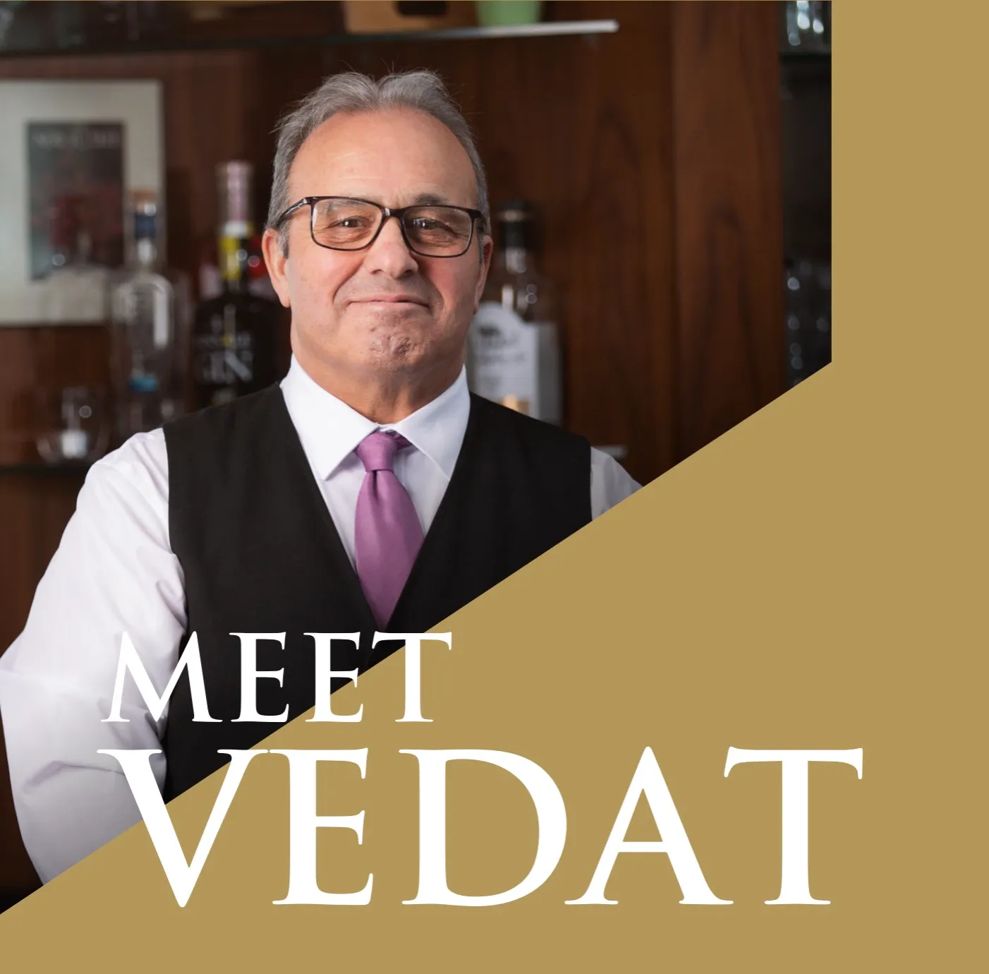 Picture of Vedat, one of the staff members at Trigon hotels